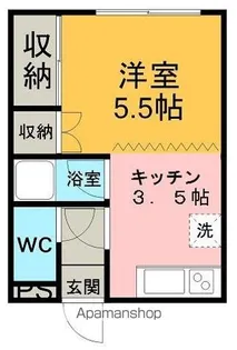 北海道網走市新町3丁目【マンション】の間取り