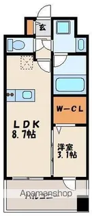 グランフォーレ千早マークスクエア イーストウイング【12階】の間取り