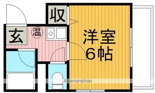 森マンション弐番館【1階】の間取り