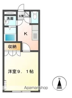 シャルトルⅠ【1階】の間取り