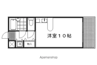 ヴィラ荒神口【202号室】の間取り