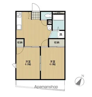 エクセルハイツ【302号室】の間取り