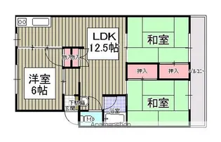 高倉ハイツ【1階】の間取り