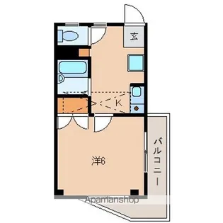 レインボーヒルズ【201号室】の間取り