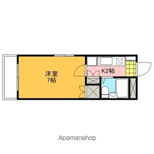 アストロ庚午【203号室】の間取り