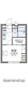 レオパレス豊藤II【2階】の間取り
