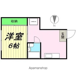 スカバーティ【211号室】の間取り