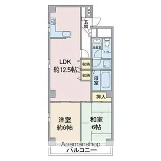 FREESIA【3階】の間取り