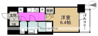 BPRレジデンス新梅田【14階】の間取り