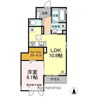 テゾーロ【1階】の間取り