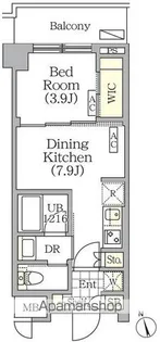 フロントプレイス飯田橋レジデンス【6階】の間取り
