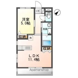 RYO HOUSE【103号室】の間取り
