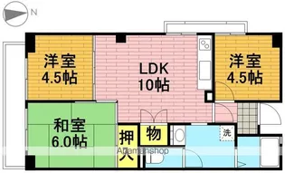 リバーサイドMAKIBA【7階】の間取り