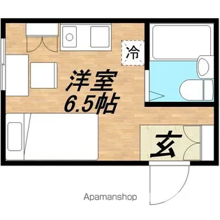 円山プレイス【101号室】の間取り