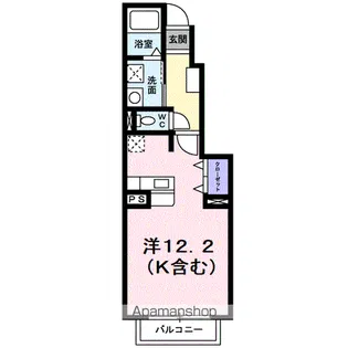 フォンターナ【1階】の間取り