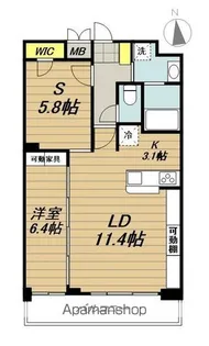 カーム レジデンス プロローグ【4階】の間取り