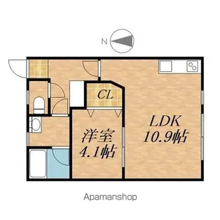 ハイムグランツ【2階】の間取り