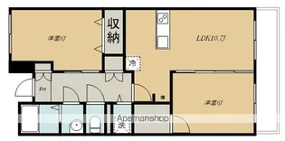 本町住宅【10階】の間取り