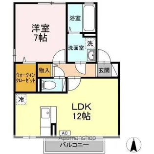 リビングタウン飯岡新田I C【2階】の間取り