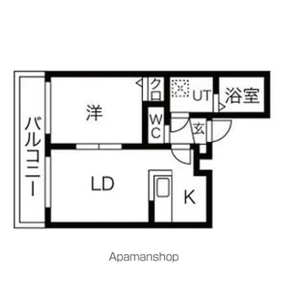 HGS MINAMIASABU 1ST【2階】の間取り