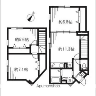 エルファーロ駒沢公園Ⅰ【4階】の間取り