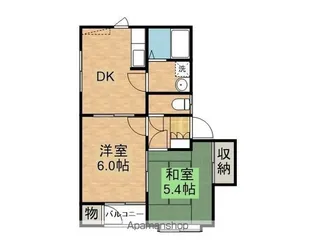 アベール【203号室】の間取り