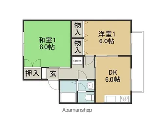 エクセルタナダ【1階】の間取り