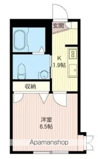 COCOMERO(ココメロ)【105号室】の間取り