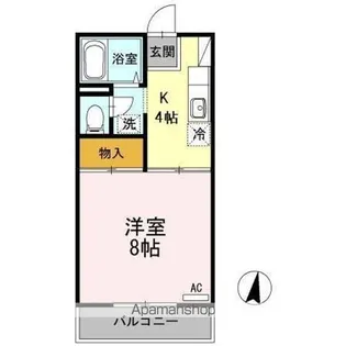 プレジール岡本 B棟【2階】の間取り