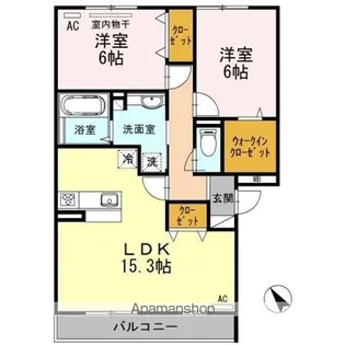 コンフォール【2階】の間取り
