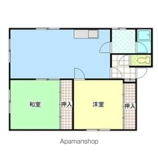 港南ハイツA【2号室】の間取り
