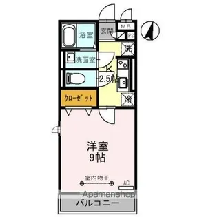グランドソレーユBABA Ⅲ【2階】の間取り