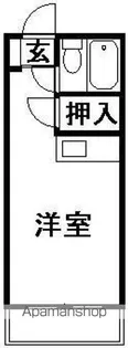 清紫苑【A号室】の間取り