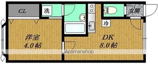 エポック福住【202号室】の間取り