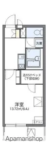 レオパレスK【308号室】の間取り