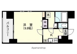 HILLS高麗本通り【9階】の間取り