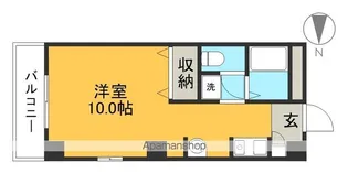 フィネス九反田【4階】の間取り