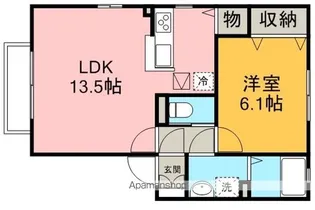 コンフォートルミナスA棟【1階】の間取り