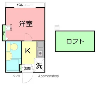 エクレールK−6【2階】の間取り
