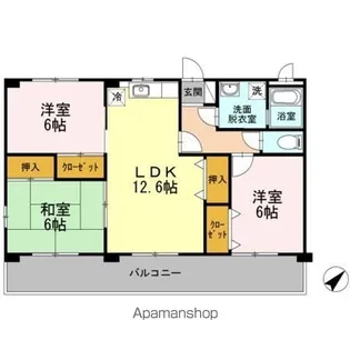 メゾン・ド篠崎【2階】の間取り