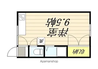 コーポはまなす【201号室】の間取り