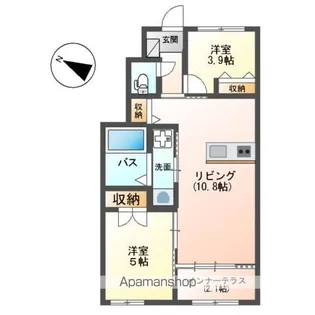 ラコッリーナ【1階】の間取り