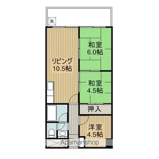 レジデンスマリコ【5階】の間取り