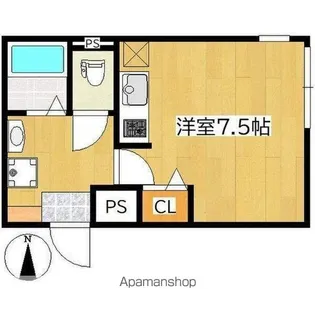 ハートコート柏木【207号室】の間取り