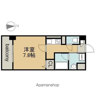 パークハイム日比野【4階】の間取り