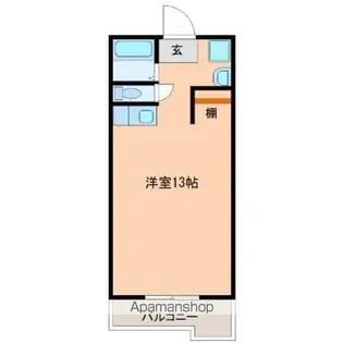 サンケイマンション第9ビル【5階】の間取り