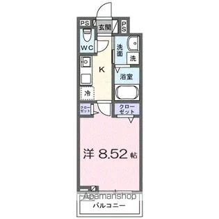 ル・ボワ【3階】の間取り