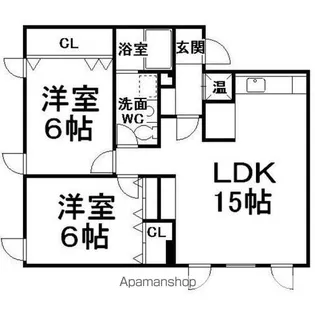 PENTHOUSE【3階】の間取り