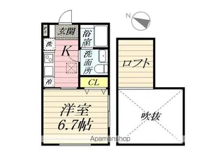 カトリエム湘南藤沢【2階】の間取り