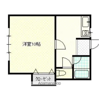 スマイニー夕顔瀬【102号室】の間取り